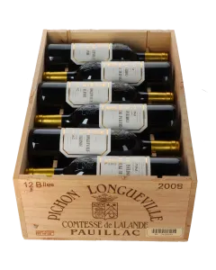 Chateau Pichon Longueville Comtesse de Lalande 2eme Cru 2008 in 12er Holzkiste 