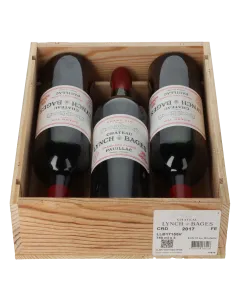 Chateau Lynch Bages 5eme Cru 2017 in 3er Holzkiste