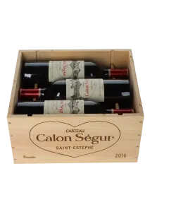 Chateau Calon Segur 3eme Cru 2016 in 6er Holzkiste