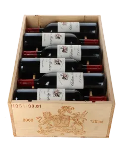 Chateau Montrose 2eme Cru 2000 in 12er Holzkiste
