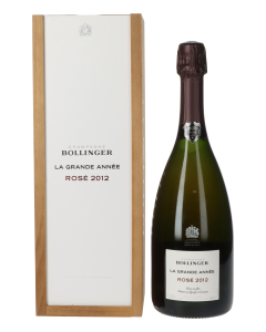 Bollinger Brut La Grande Annee Rose 2012 in 1er Holzkiste
