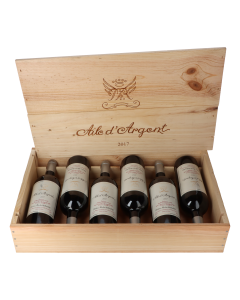 Chateau Mouton Rothschild Aile d'Argent 2017 in 6er Holzkiste