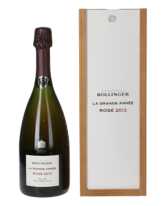 Bollinger Brut La Grande Annee Rose 2012 in 1er Holzkiste