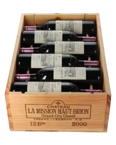 La Mission Haut Brion 2000 in 12er Holzkiste