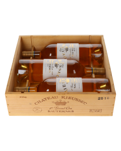 Chateau Rieussec 2010 Magnum 3er Holzkiste
