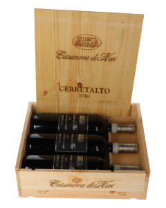 Casanova di Neri Cerretalto 2016 in 3er Holzkiste