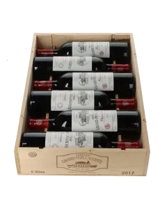Chateau Grand Puy Lacoste 5eme Cru 2017 in 6er Holzkiste