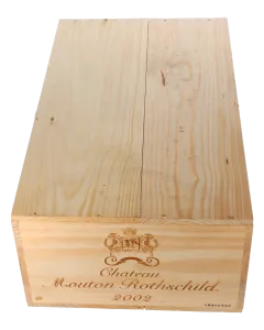 Chateau Mouton Rothschild 1er Cru 2002 in 12er Holzkiste
