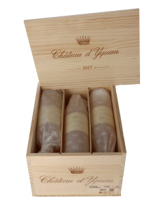 Chateau d' Yquem 2017 in 6er Holzkiste