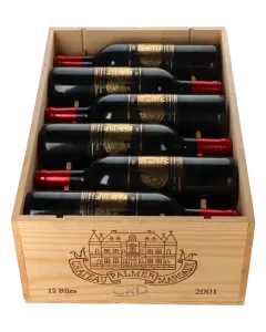 Chateau Palmer 3eme Cru 2001 in 12er Holzkiste