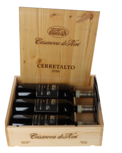 Casanova di Neri Cerretalto 2016 in 3er Holzkiste