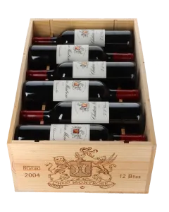 Chateau Montrose 2eme Cru 2004 in 12er Holzkiste