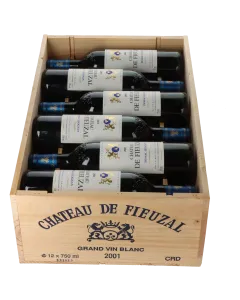 Fieuzal Chateau Fieuzal Blanc 2001 in 12er Holzkiste