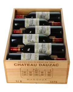 Chateau Dauzac 1994 in 12er Holzkiste