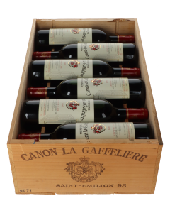 Chateau Canon la Gaffeliere 1995 12er Holzkiste