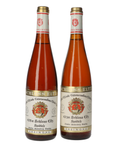 Schloss Eltz Eltviller Sonnenberg Riesling Spätlese 1973 und 1975