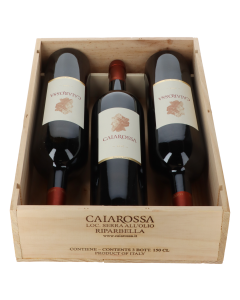 Caiarossa 2016 Magnum in 3er Holzkiste