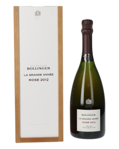 Bollinger Brut La Grande Annee Rose 2012 in 1er Holzkiste