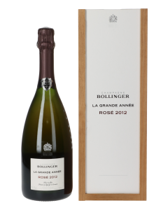 Bollinger Brut La Grande Annee Rose 2012 in 1er Holzkiste