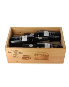 Quinta do Noval Vintage Port Silval (fruchtsüß) 1997 in 6er Holzkiste