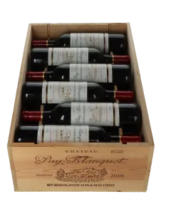 Chateau Puy Blanquet 2010 in 12er Holzkiste