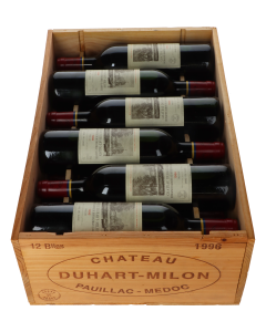 Chateau Duhart Milon 1996 in 12er Holzkiste