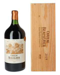 Chateau Beausejour J.Duffau-Lagarrosse 2019 Doppelmagnum in Holzkiste
