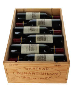 Chateau Duhart Milon 1996 in 12er Holzkiste