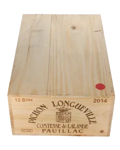 Chateau Pichon Longueville Comtesse de Lalande 2eme Cru 2014 in 12er Holzkiste