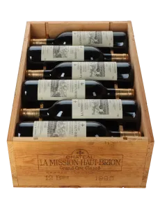 Chateau La Mission Haut Brion Cru Classe 1995 in 12er Holzkiste