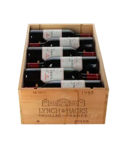 Chateau Lynch Bages 5eme Cru 1995 in 12er Holzkiste