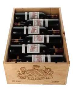 Chateau Cos d’Estournel 2eme Cru 2000 in 12er Holzkiste