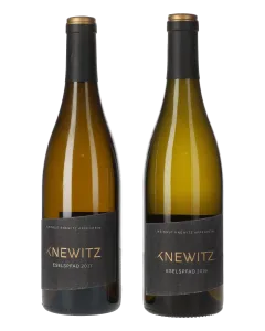 Knewitz Eselspfad Weissburgunder Vertikale 2016 & 2017