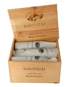 Marques de Caceres Gaudium 1994 in 6er Holzkiste