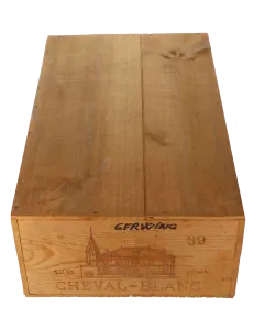 Chateau Cheval Blanc 1er Grand Cru Classe 1989 in 12er Holzkiste