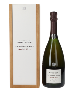 Bollinger Brut La Grande Annee Rose 2012 in 1er Holzkiste