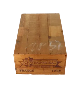 Chateau Figeac 1er Grand Cru Classe A 1982 in 12er Holzkiste