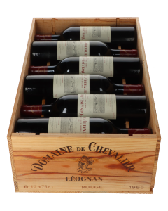 Domaine de Chevalier 1999 in 12er Holzkiste