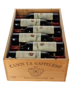 Chateau Canon la Gaffeliere 1998 in 12er Holzkiste