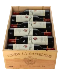 Chateau Canon la Gaffeliere 1er Grand Cru Classe B 1995 in 12er Holzkiste