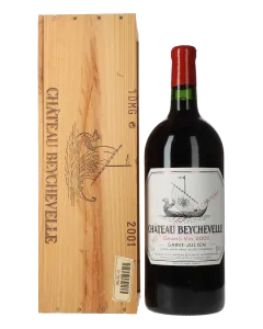 Chateau Beychevelle 4eme Cru 2001 Doppelmagnum in 1er Holzkiste 