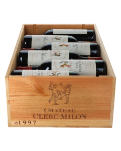 Chateau Clerc Milon Rothschild 1997 in 12er Holzkiste 