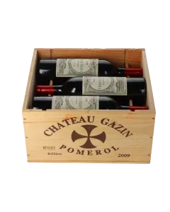 Chateau Gazin 2009 in 6er Holzkiste