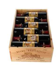 Chateau Ducru Beaucaillou 2eme Cru 2001 in 12er Holzkiste