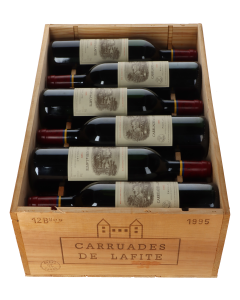 Lafite Rothschild Carruades de Lafite 1995 in 12er Holzkiste