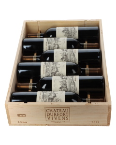 Chateau Durfort-Vivens 2019 in 6er Holzkiste