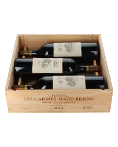 Chateau Les Carmes Haut-Brion 2019 Magnum in 3er Holzkiste