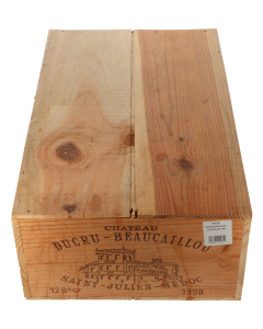 Chateau Ducru Beaucaillou 1998 in 12er Holzkiste