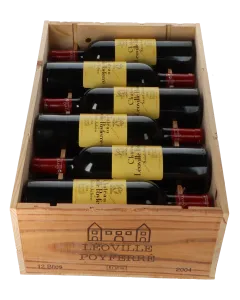 Chateau Leoville Poyferre 2eme Cru 2004 in 12er Holzkiste