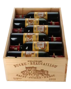 Chateau Ducru Beaucaillou 2eme Cru 2000 in 12er Holzkiste